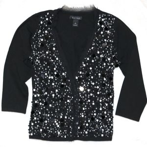 WHBM beaded sweater NWOT
